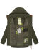 Navahoo Wattewölkchen ladies quilted jacket Dark Olive Größe L - Gr. 40