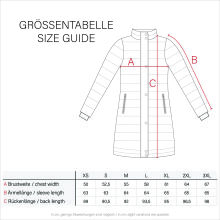 Navahoo Zuckertatze XIV ladies winter jacket Schwarz Größe XXL - Gr. 44