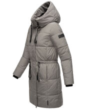 Navahoo Zuckertatze XIV Damen Winterjacke Grau Größe S - Gr. 36