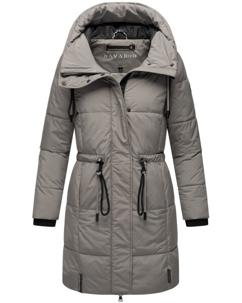 Navahoo Zuckertatze XIV Damen Winterjacke Grau Größe L - Gr. 40