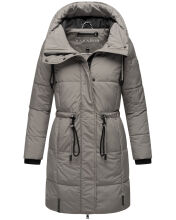Navahoo Zuckertatze XIV Damen Winterjacke Grau Größe L - Gr. 40