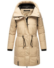 Navahoo Zuckertatze XIV Damen Winterjacke Beige Größe S - Gr. 36