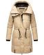 Navahoo Zuckertatze XIV Damen Winterjacke Beige Größe M - Gr. 38