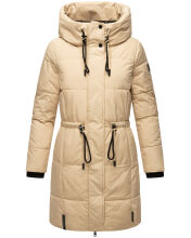 Navahoo Zuckertatze XIV Damen Winterjacke Beige Größe L - Gr. 40