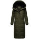 Navahoo Hingucker XIV Damen Winterjacke Dark Olive Größe S - Gr. 36
