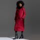 Navahoo Hingucker XIV Damen Winterjacke Dark Red Größe S - Gr. 36
