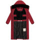 Navahoo Hingucker XIV Damen Winterjacke Dark Red Größe M - Gr. 38