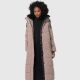 Navahoo Hingucker XIV Damen Winterjacke Taupe Grey Größe M - Gr. 38