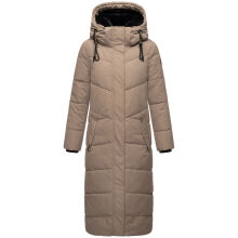 Navahoo Hingucker XIV Damen Winterjacke Taupe Grey Größe L - Gr. 40
