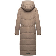 Navahoo Hingucker XIV Damen Winterjacke Taupe Grey Größe XXL - Gr. 44