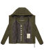 Marikoo Shimoaa XVI ladies winter quilted jacket Dark Olive Größe XS - Gr. 34