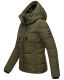 Marikoo Shimoaa XVI Damen Winter Steppjacke Dark Olive Größe S - Gr. 36