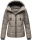 Marikoo Shimoaa XVI Damen Winter Steppjacke Grau Größe S - Gr. 36