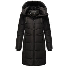 Marikoo Natsukoo Damen Winter Steppjacke lang Schwarz Größe S - Gr. 36