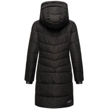 Marikoo Natsukoo Damen Winter Steppjacke lang Schwarz Größe M - Gr. 38