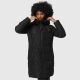 Marikoo Natsukoo Damen Winter Steppjacke lang Schwarz Größe M - Gr. 38