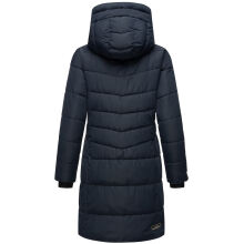 Marikoo Natsukoo Damen Winter Steppjacke lang Navy Größe S - Gr. 36