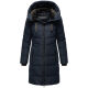 Marikoo Natsukoo Damen Winter Steppjacke lang Navy Größe S - Gr. 36