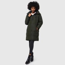 Marikoo Natsukoo Damen Winter Steppjacke lang Dark Olive...