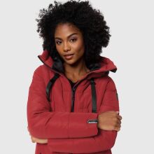 Marikoo Natsukoo XVI ladies winter quilted jacket Dark Red Größe XS - Gr. 34