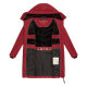 Marikoo Natsukoo XVI ladies winter quilted jacket Dark Red Größe XL - Gr. 42