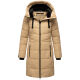 Marikoo Natsukoo Damen Winter Steppjacke lang Beige Größe M - Gr. 38