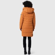 Marikoo Natsukoo Damen Winter Steppjacke lang Rusty Cinnamon Größe XS - Gr. 34