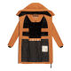 Marikoo Natsukoo Damen Winter Steppjacke lang Rusty Cinnamon Größe XS - Gr. 34