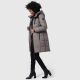 Marikoo Natsukoo Damen Winter Steppjacke lang Grau Größe XS - Gr. 34