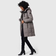 Marikoo Natsukoo XVI ladies winter quilted jacket Grau Größe M - Gr. 38