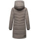 Marikoo Natsukoo Damen Winter Steppjacke lang Grau Größe L - Gr. 40