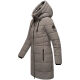 Marikoo Natsukoo Damen Winter Steppjacke lang Grau Größe XXL - Gr. 44
