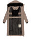 Marikoo Nadaree XVI Damen Winterjacke B979 Taupe Grey Größe S - Gr. 36