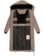 Marikoo Nadaree XVI Damen Winterjacke B979 Taupe Grey Größe M - Gr. 38