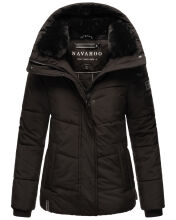 Navahoo Sag Ja XIV Damen Winter Steppjacke Schwarz Größe S - Gr. 36