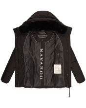 Navahoo Sag Ja XIV Damen Winter Steppjacke Schwarz Größe S - Gr. 36
