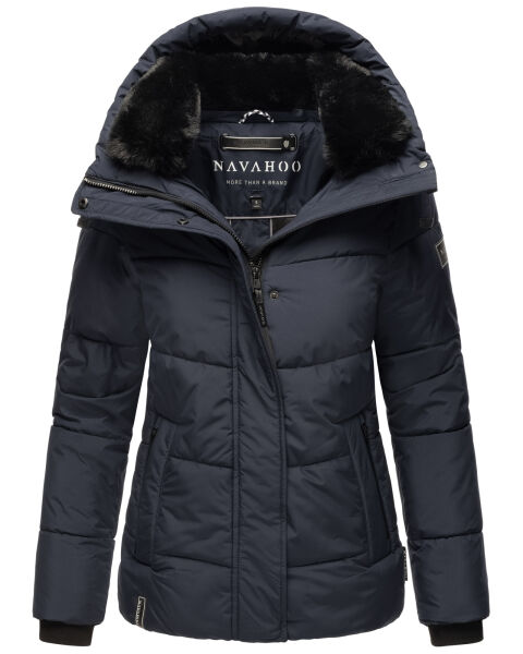 Navahoo Sag Ja XIV Damen Winter Steppjacke Navy Größe S - Gr. 36