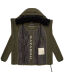 Navahoo Sag Ja XIV ladies winter quilted jacket Dark Olive Größe L - Gr. 40