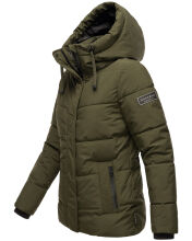 Navahoo Sag Ja XIV Damen Winter Steppjacke Dark Olive Größe XXL - Gr. 44