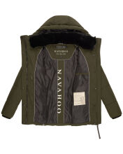 Navahoo Sag Ja XIV Damen Winter Steppjacke Dark Olive Größe XXL - Gr. 44