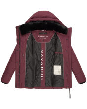 Navahoo Sag Ja XIV Damen Winter Steppjacke Wine Größe L - Gr. 40