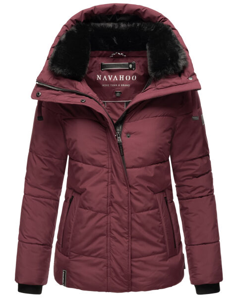 Navahoo Sag Ja XIV Damen Winter Steppjacke Wine Größe XL - Gr. 42