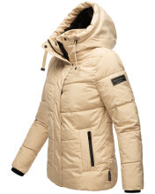 Navahoo Sag Ja XIV Damen Winter Steppjacke Beige Größe XL - Gr. 42