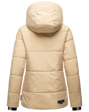 Navahoo Sag Ja XIV Damen Winter Steppjacke Beige Größe XL - Gr. 42
