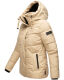 Navahoo Sag Ja XIV Damen Winter Steppjacke Beige Größe XL - Gr. 42