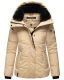 Navahoo Sag Ja XIV Damen Winter Steppjacke Beige Größe XXL - Gr. 44
