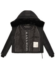 Navahoo Mit Liebe XIV Damen Winter Steppjacke Schwarz Größe XL - Gr. 42