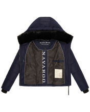 Navahoo Mit Liebe XIV Damen Winter Steppjacke Navy Größe XS - Gr. 34