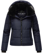 Navahoo Mit Liebe XIV ladies winter quilted jacket Navy Größe XL - Gr. 42