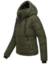 Navahoo Mit Liebe XIV ladies winter quilted jacket Dark Olive Größe XL - Gr. 42